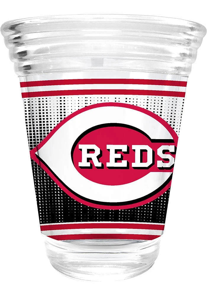 Cincinnati Reds 2oz Round Shot Glass