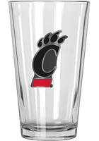 Cincinnati Bearcats 16oz Metal Emblem Pint Glass