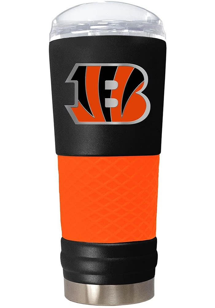 Cincinnati Bengals 24oz Draft Emblem Stainless Steel Tumbler - Black