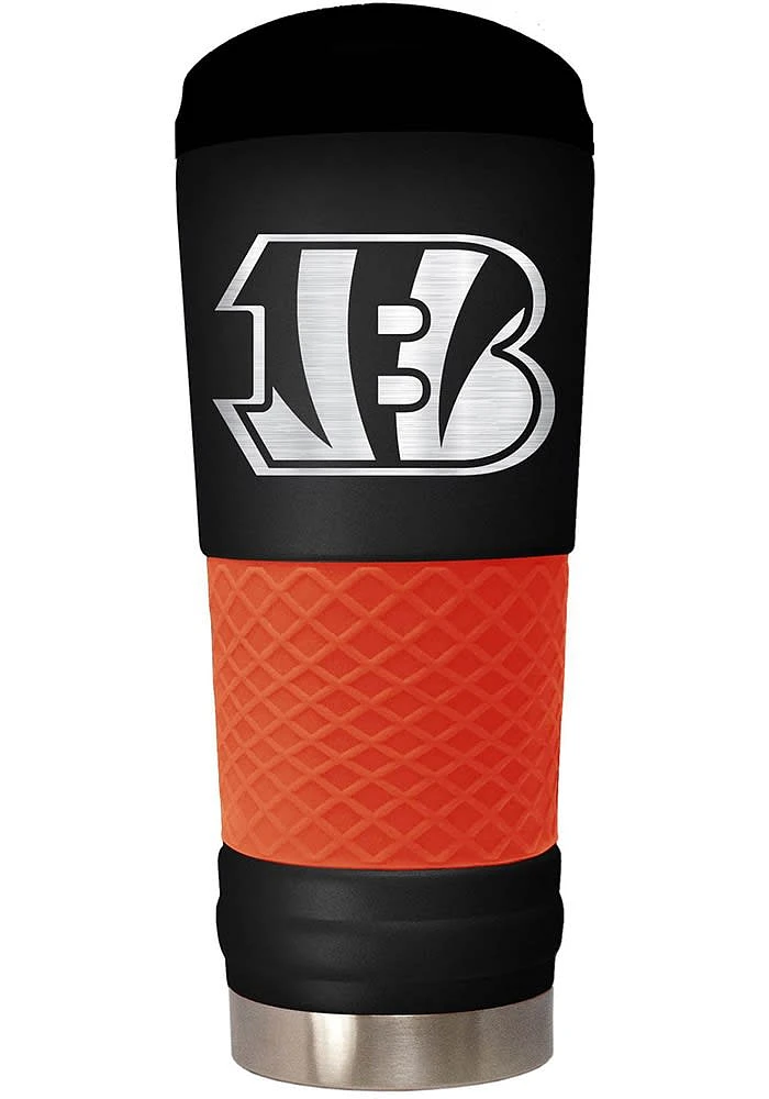 Cincinnati Bengals 24oz Draft Stainless Steel Tumbler - Black