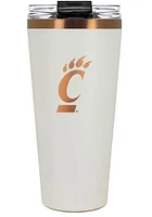 Cincinnati Bearcats 32oz Cream + Copper Stainless Steel Tumbler - White