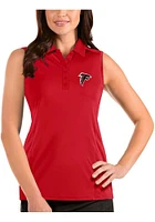 Antigua Atlanta Falcons Womens Sleeveless Tribute Polo Shirt