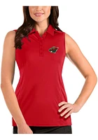 Antigua Minnesota Wild Womens Sleeveless Tribute Polo Shirt