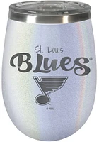 St Louis Blues 10oz Opal Script Logo Stainless Steel Stemless