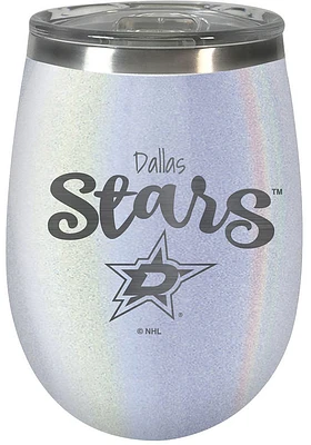 Dallas Stars 10oz Opal Script Logo Stainless Steel Stemless