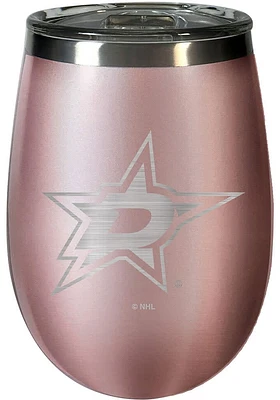 Dallas Stars 10oz Rose Stemless Wine Stainless Steel Stemless