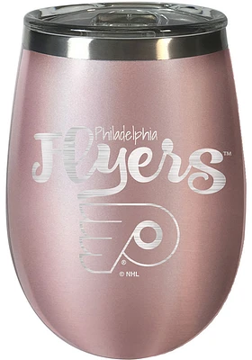 Philadelphia Flyers 10oz Rose Stemless Wine Stainless Steel Stemless