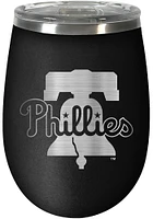 Philadelphia Phillies 10oz Stealth Stemless Wine Stainless Steel Stemless - Black