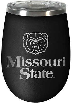 Missouri State Bears 10oz Stealth Stemless Wine Stainless Steel Stemless - Black