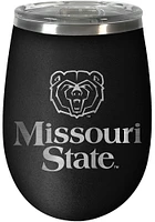 Missouri State Bears 10oz Stealth Stemless Wine Stainless Steel Stemless - Black