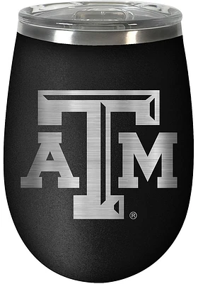 Texas A&M Aggies 10oz Stealth Stemless Wine Stainless Steel Stemless - Black