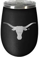 Texas Longhorns 10oz Stealth Stemless Wine Stainless Steel Stemless - Black