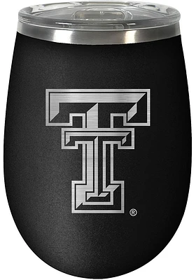 Texas Tech Red Raiders 10oz Stealth Stemless Wine Stainless Steel Stemless - Black