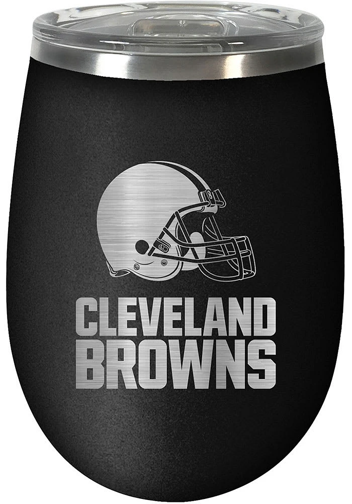 Cleveland Browns 10oz Stealth Stemless Wine Stainless Steel Stemless