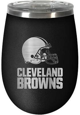 Cleveland Browns 10oz Stealth Stemless Wine Stainless Steel Stemless