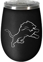 Detroit Lions 10oz Stealth Stemless Wine Stainless Steel Stemless - Black