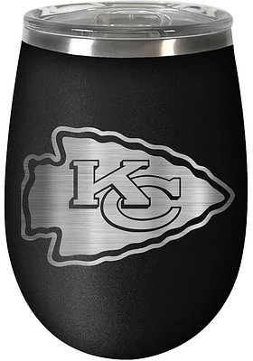 Kansas City Chiefs 10oz Stealth Stemless Wine Stainless Steel Stemless - Black