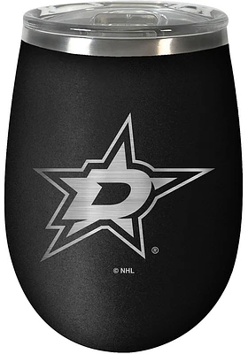 Dallas Stars 10oz Stealth Stemless Wine Stainless Steel Stemless