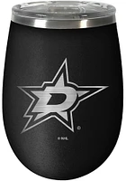 Dallas Stars 10oz Stealth Stemless Wine Stainless Steel Stemless