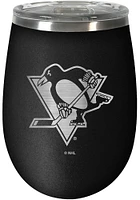 Pittsburgh Penguins 10oz Stealth Stemless Wine Stainless Steel Stemless