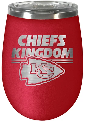 Kansas City Chiefs 10oz Rally Cry BLUSH Stainless Steel Stemless - Red