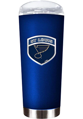 St Louis Blues 18oz Roadie Stainless Steel Tumbler - Blue