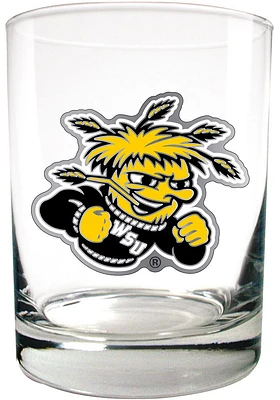 Wichita State Shockers 14oz Emblem Rock Glass
