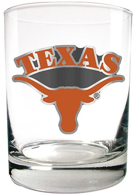 Texas Longhorns 14oz Emblem Rock Glass - Burnt Orange