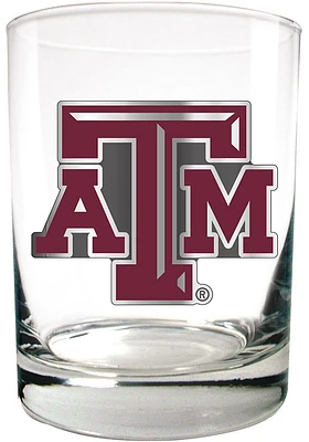 Texas A&M Aggies 14oz Emblem Rock Glass - Maroon