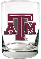 Texas A&M Aggies 14oz Emblem Rock Glass - Maroon