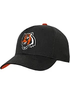 Cincinnati Bengals Black Precurved Snap Youth Adjustable Hat