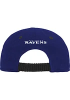 Baltimore Ravens Baby Team Slouch Adjustable Hat - Black