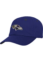Baltimore Ravens Baby Team Slouch Adjustable Hat - Black