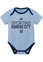 Sporting Kansas City Infant Light Blue Locker Stacked Set Top and Bottom