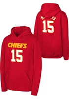 Patrick Mahomes Outer Stuff Kansas City Chiefs Youth Name Number Long Sleeve Player Hoodie