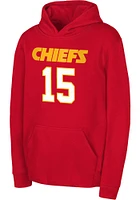 Patrick Mahomes Outer Stuff Kansas City Chiefs Youth Name Number Long Sleeve Player Hoodie