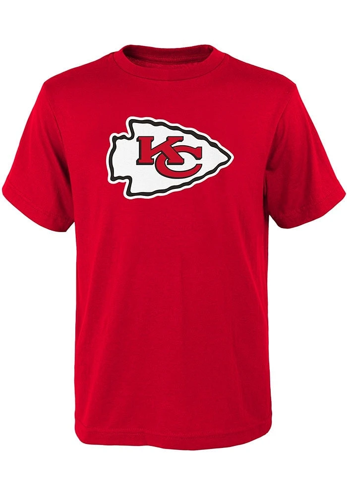 Kansas City Chiefs Youth Red Primary Logo Short Sleeve T-Shirt