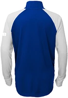 Kansas City Royals Boys Blue Destined Long Sleeve Qtr Zip