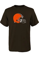 Cleveland Browns Youth Primary Logo Short Sleeve T-Shirt