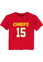 Patrick Mahomes Kansas City Chiefs Infant Mainliner SS Short Sleeve T-Shirt Red
