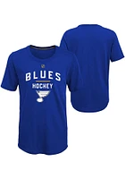 St Louis Blues Youth Blue Unassisted Goal Short Sleeve T-Shirt
