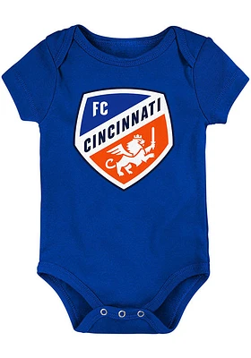 FC Cincinnati Baby Blue Team Badge Short Sleeve One Piece