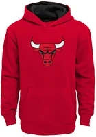 Chicago Bulls Youth Red Prime Long Sleeve Hoodie