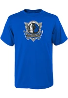 Dallas Mavericks Youth Blue Primary Short Sleeve T-Shirt