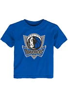 Dallas Mavericks Toddler Blue Primary Logo Short Sleeve T-Shirt
