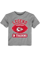 Kansas City Chiefs Toddler Grey Legend Trainer Short Sleeve T-Shirt