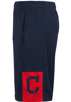 Cleveland Guardians Youth Navy Blue Infield Play Shorts