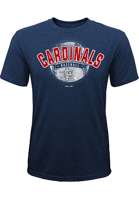 St Louis Cardinals Youth Navy Blue Americas Past Time Short Sleeve Fashion T-Shirt