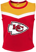 Kansas City Chiefs Toddler Girls Red Spirit Cheer Sets