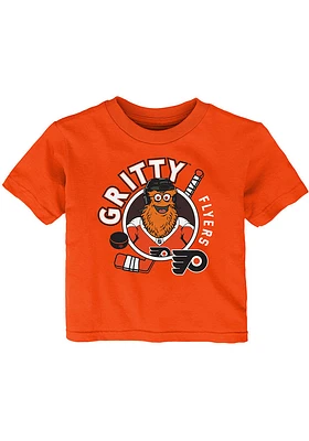 Gritty Philadelphia Flyers Infant Ready to Play Short Sleeve T-Shirt Orange